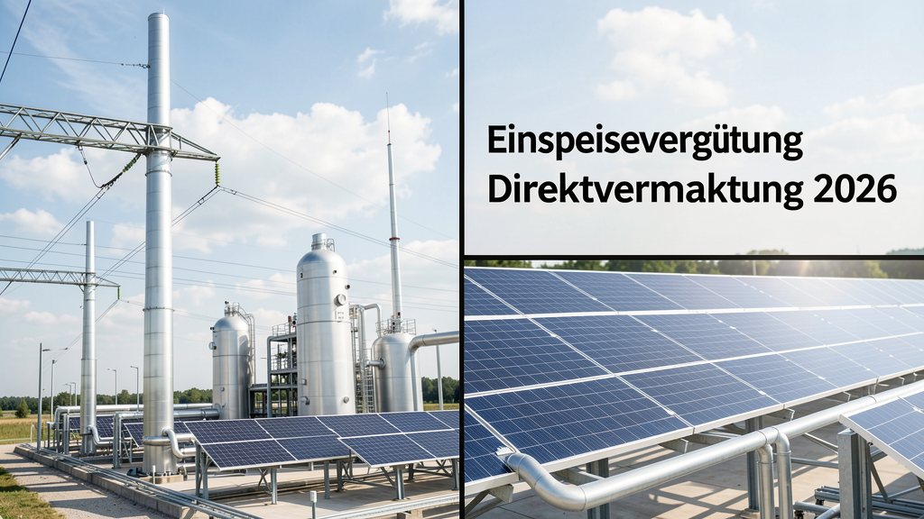 Einspeisevergütung vs. Direktvermarktung 2026: Strategien für PV-Betreiber